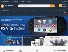 Tablet Screenshot of e-gabon.com